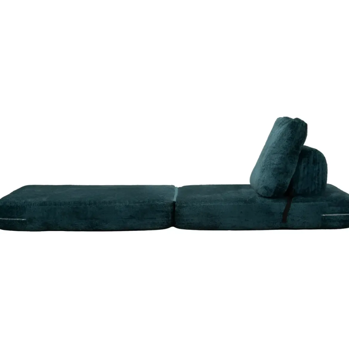Poltrona Letto Bouclé Compressa Petrolio Moderna per Salotto Camera