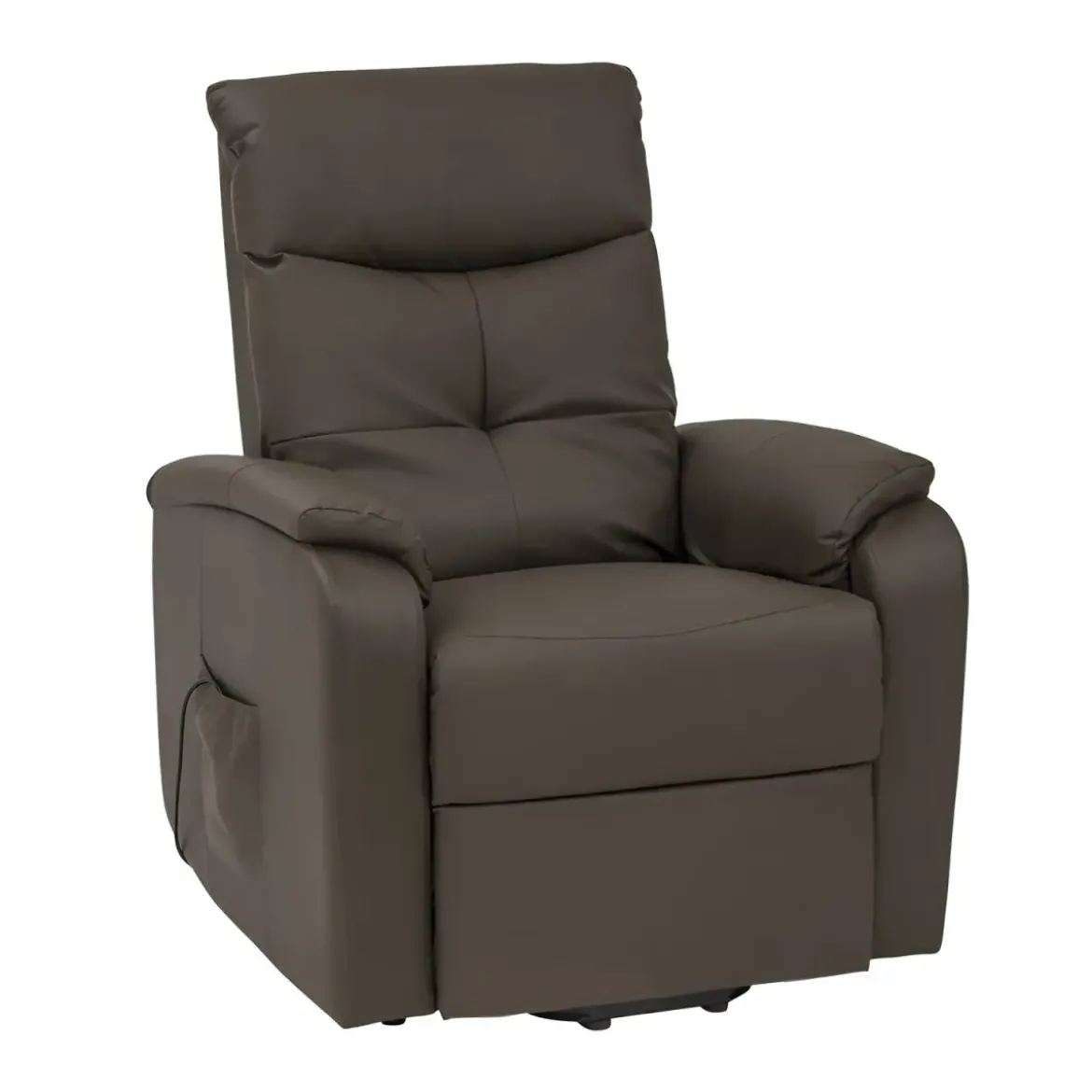 Poltrona Relax Elettrica Marrone 76x95x106 cm Ecopelle Reclinabile