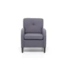 Poltrona relax rivestimento in tessuto Blu