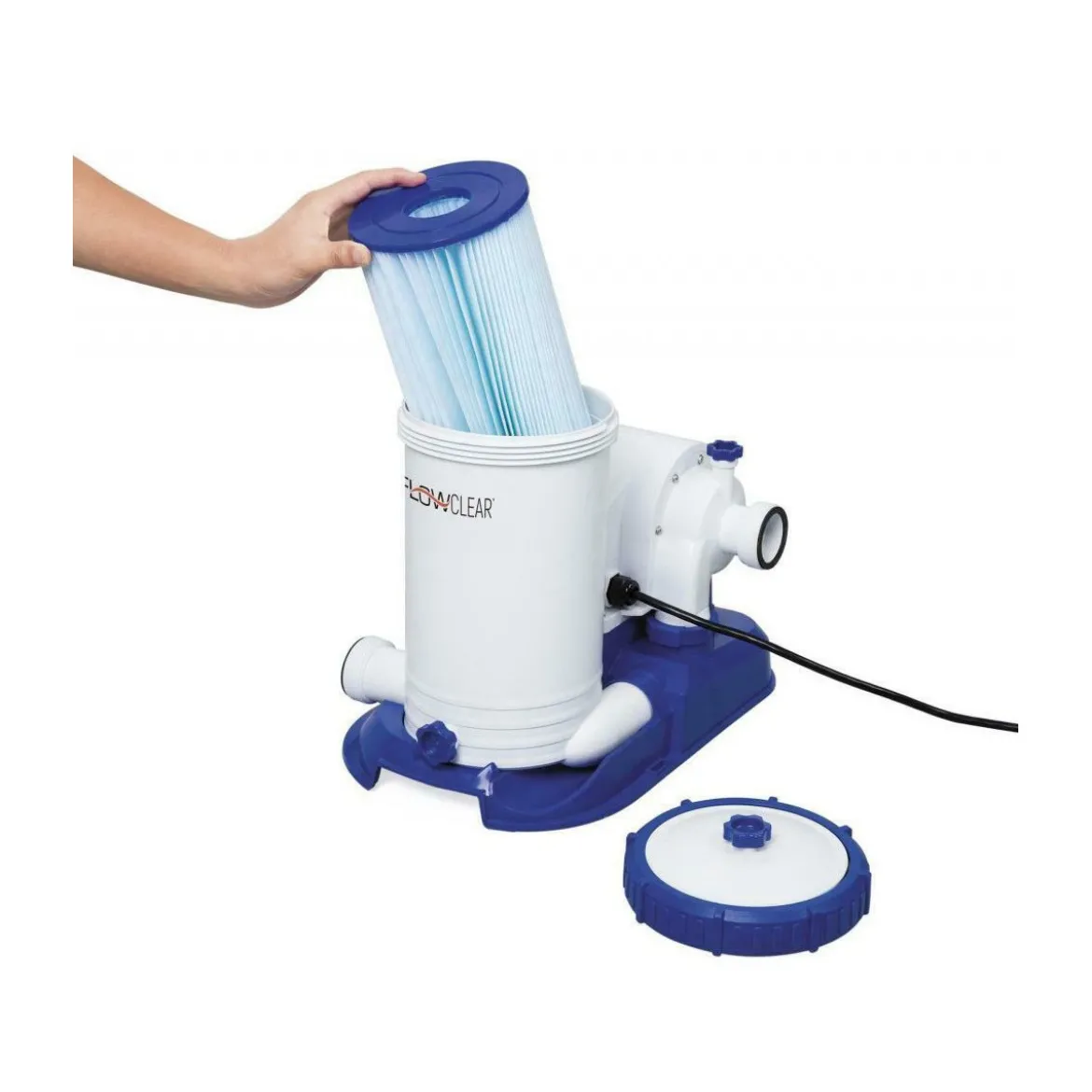 Pompa Filtro 58391 a Cartuccia 9463lt/h Piscina Fuoriterra Filtraggio Bestway
