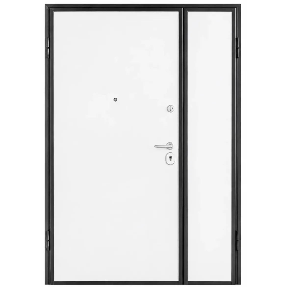Porta Blinda 2 Ante da Interno Configurabile Classe 3-4 Noce e Bianco