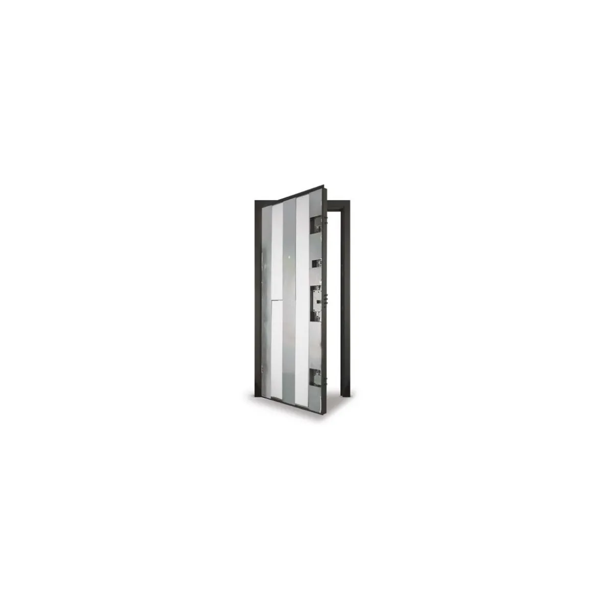Porta Blindata con Cerniere a Scomparsa Filo Muro 90x210 classe 4 Rasomuro