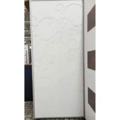 Porta Blindata con Pannello Bianco Pantografato per Esterno Tree of Life