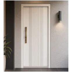 Porta Blindata di Sicurezza Easy Bianca 82x193 cm per Ingresso