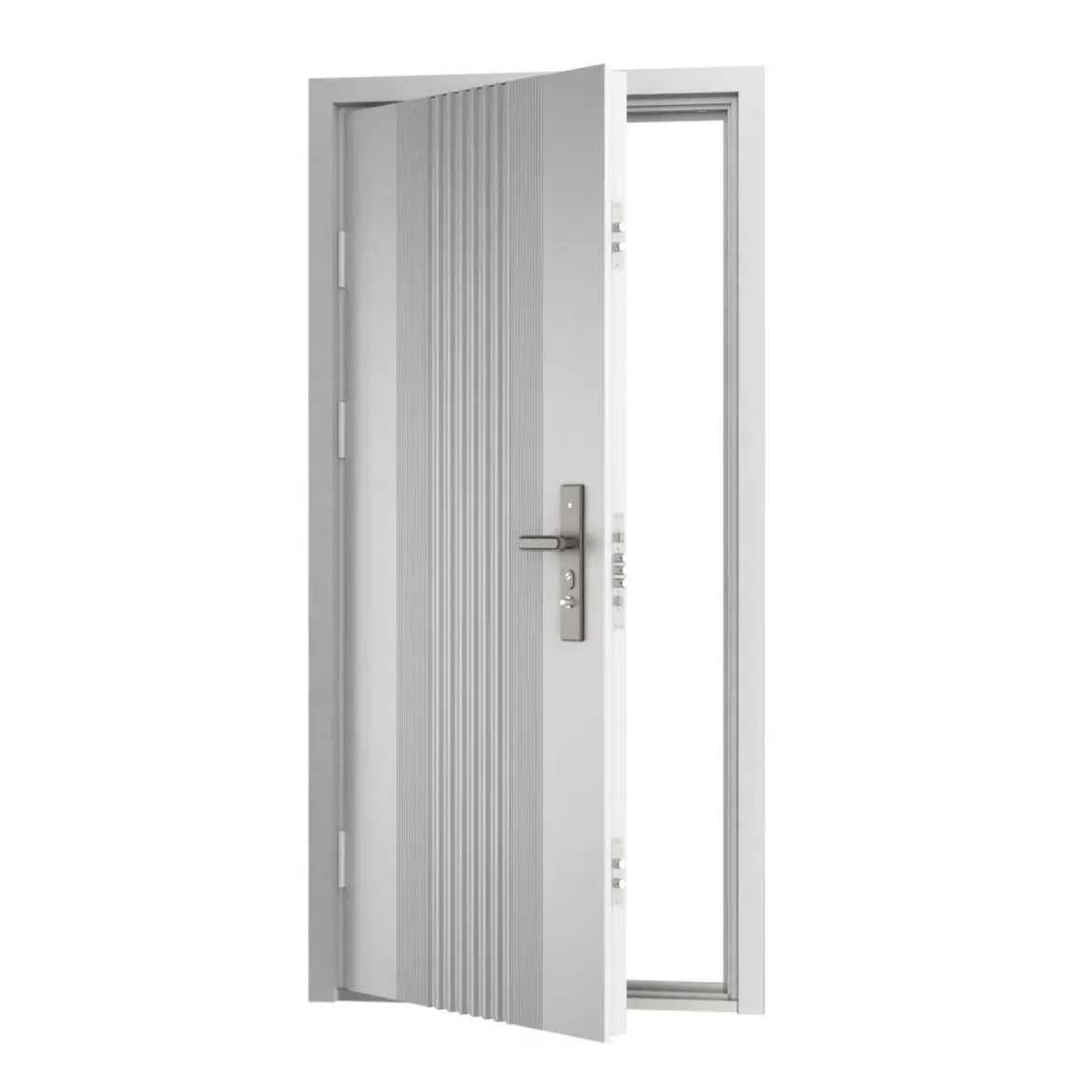 Porta Blindata di Sicurezza Easy Bianca 82x193 cm per Ingresso