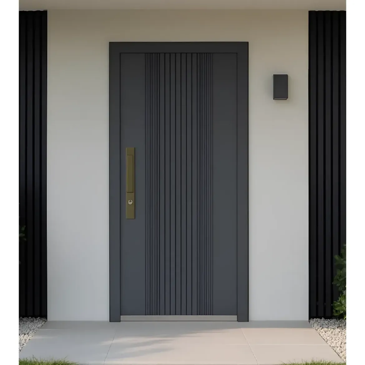 Porta Blindata Easy Grigia 82x193 cm Ingresso Sicurezza