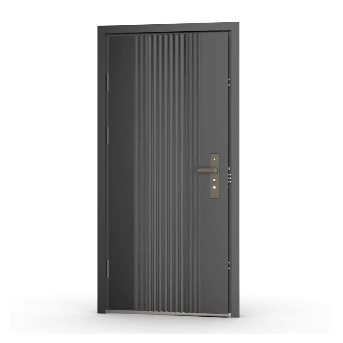 Porta Blindata Easy Grigia 82x193 cm Ingresso Sicurezza