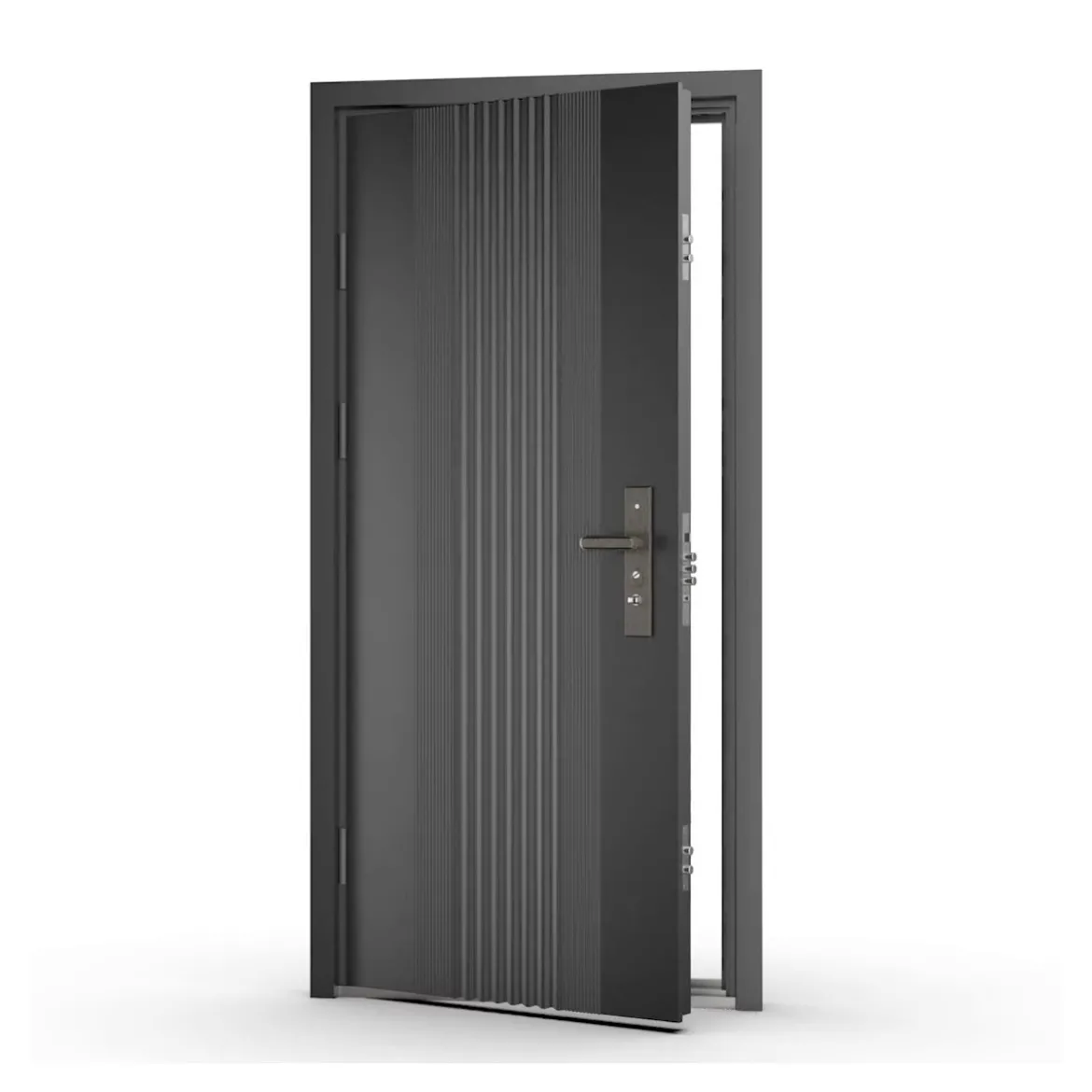 Porta Blindata Easy Grigia 82x193 cm Ingresso Sicurezza
