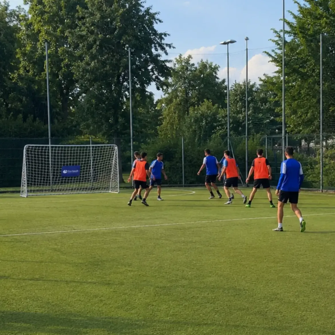 Porta da Calcio Regolamentare 3x2 m Bianco da Esterno Calcetto Tornei