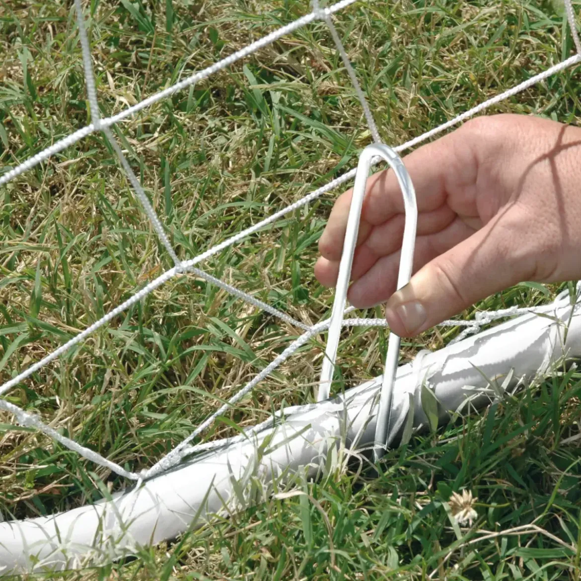 Porta da Calcio Regolamentare 3x2 m Bianco da Esterno Calcetto Tornei