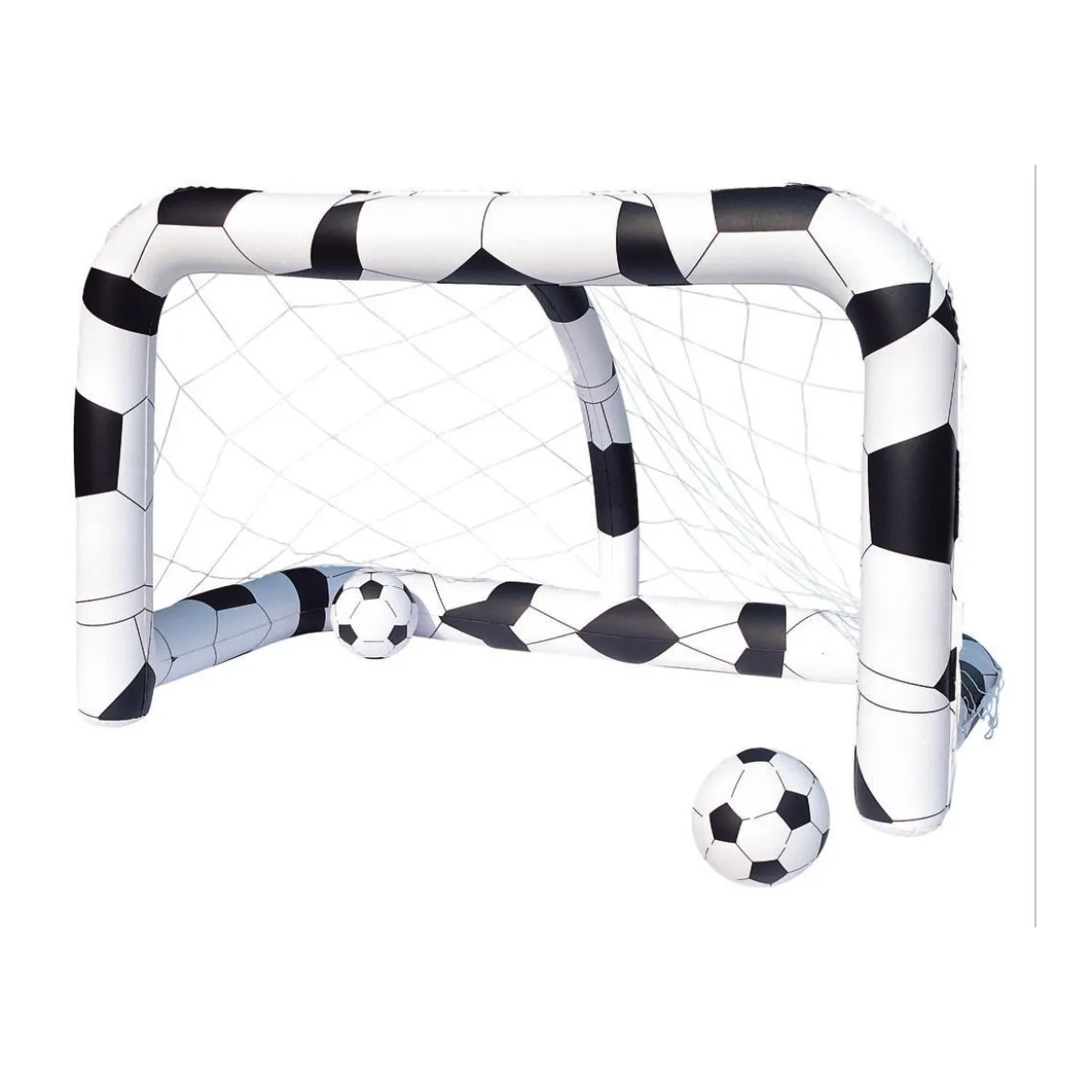 Porta Gonfiabile Calcio 2 Palloni Inclusi Gioco per tutti Giardino Mare Spiaggia