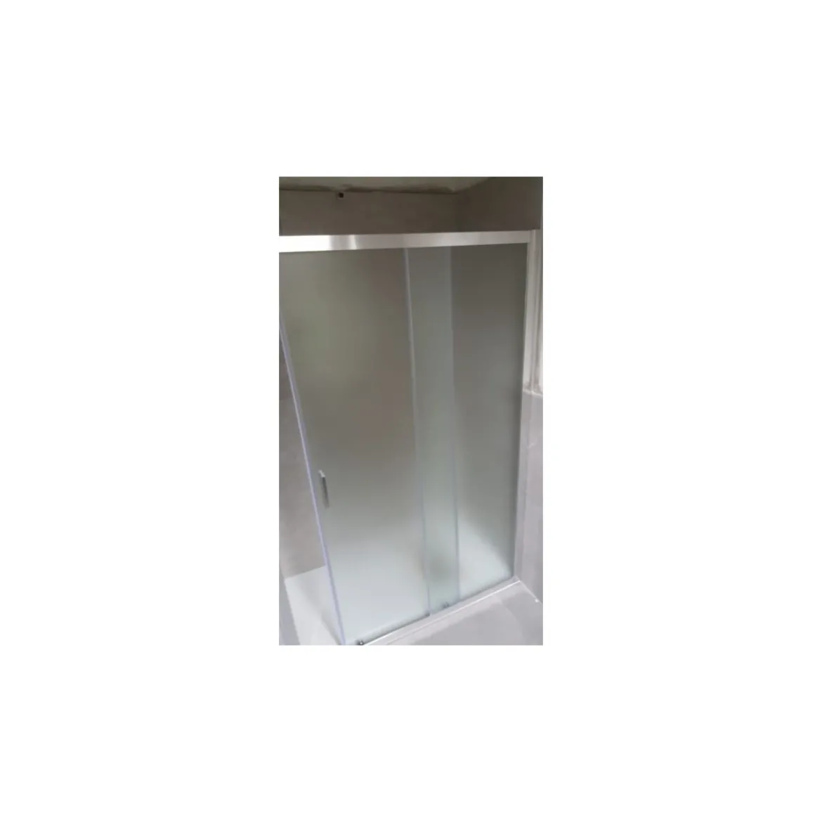 Porta Scorrevole Box Doccia per Nicchia Anta Vetro Opaco 6 mm