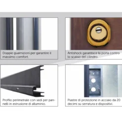 Portone Blindato classe 3 Solo scocca energy e accessori. Pannelli esclusi