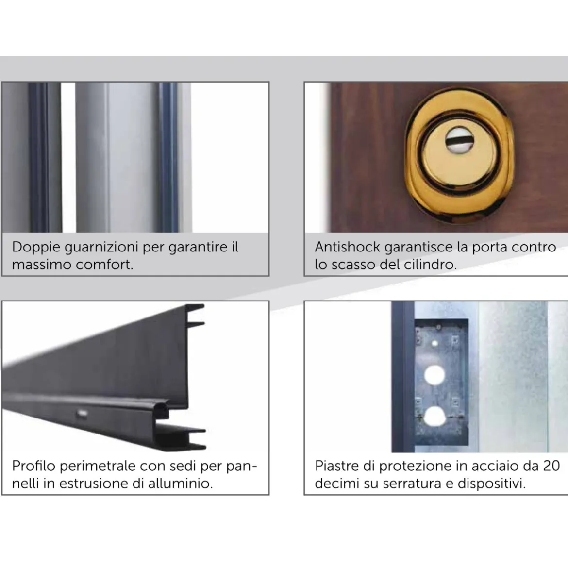 Portone Blindato classe 3 Solo scocca energy e accessori. Pannelli esclusi
