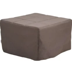 Pouf Letto Singolo Pieghevole Richiudibile Tortora 70x70 cm Salvaspazio