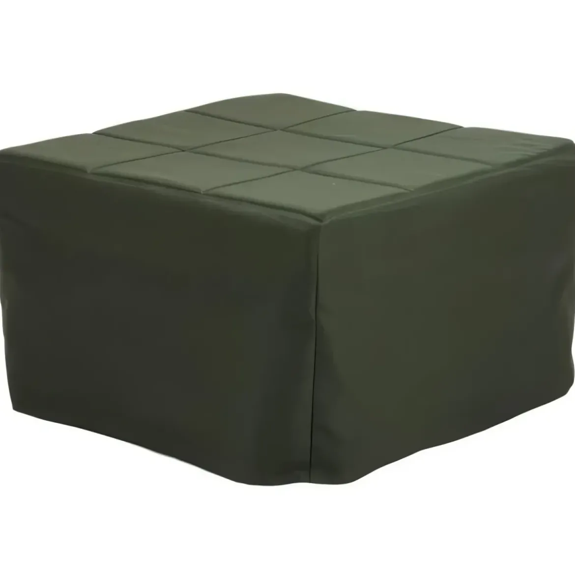 Pouf Letto Singolo Pieghevole Richiudibile Verde 70x70 cm Salvaspazio