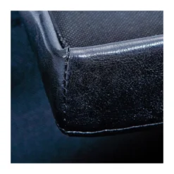 Pouf Nero Contenitore Grande Pouff Puf Ecopelle Rettangolare Poggiapiedi Divano