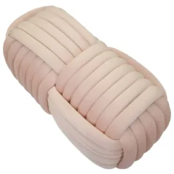 Pouf Panca Velluto Rosa Rettangolare Elegante Salotto Camera da Letto