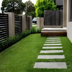 Prato Sintetico 5x1 m UV Resistente 20 mm Verde Effetto Erba Lattice