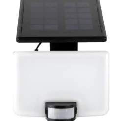 Proiettore Solare LED 8W con Pannello Orientabile Sensore Movimento