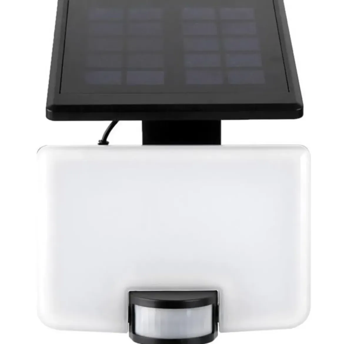 Proiettore Solare LED 8W con Pannello Orientabile Sensore Movimento