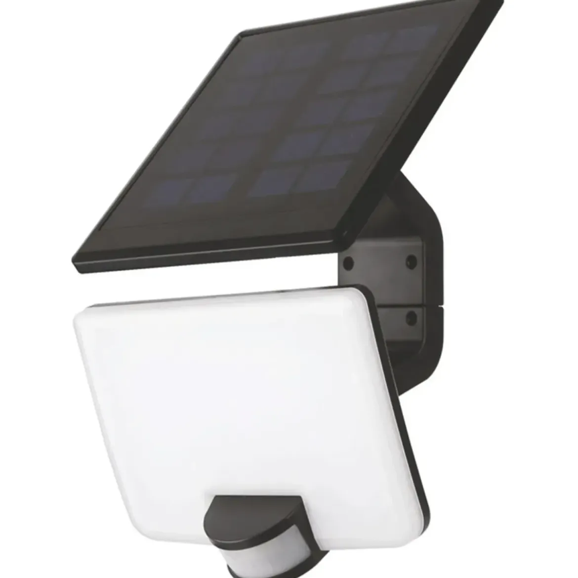Proiettore Solare LED 8W con Pannello Orientabile Sensore Movimento