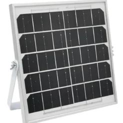 Proiettore Solare 50W 550lm CCT con Pannello Telecomando da Esterni