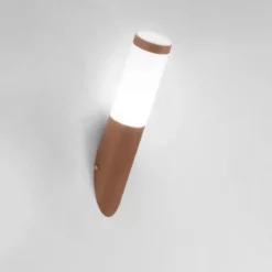 Punto Luce Bronzo Applique Paletto a Parete in Acciaio Inox da Esterno