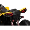 Quad Elettrico per Bambini ATV Speed Giallo 12V con Luci LED Bluetooth
