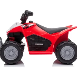 Quad Elettrico per Bambini Rosso Honda 7,2V con Luci LED Ricaricabile