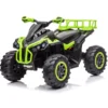 Quad Elettrico Verde a 4 Ruote per Bambino Auto Macchina a Batteria 12 V