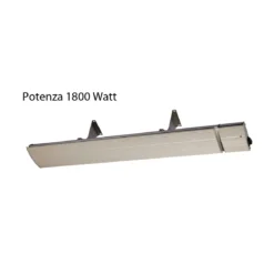 Radiatore Infrarossi da Esterno 1800W Stufa a Parete con Telecomando