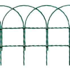 Rete Aiuola Ornamentale 40 cm Altezza Cavatorta Rotolo 25 Metri Zincata Verde