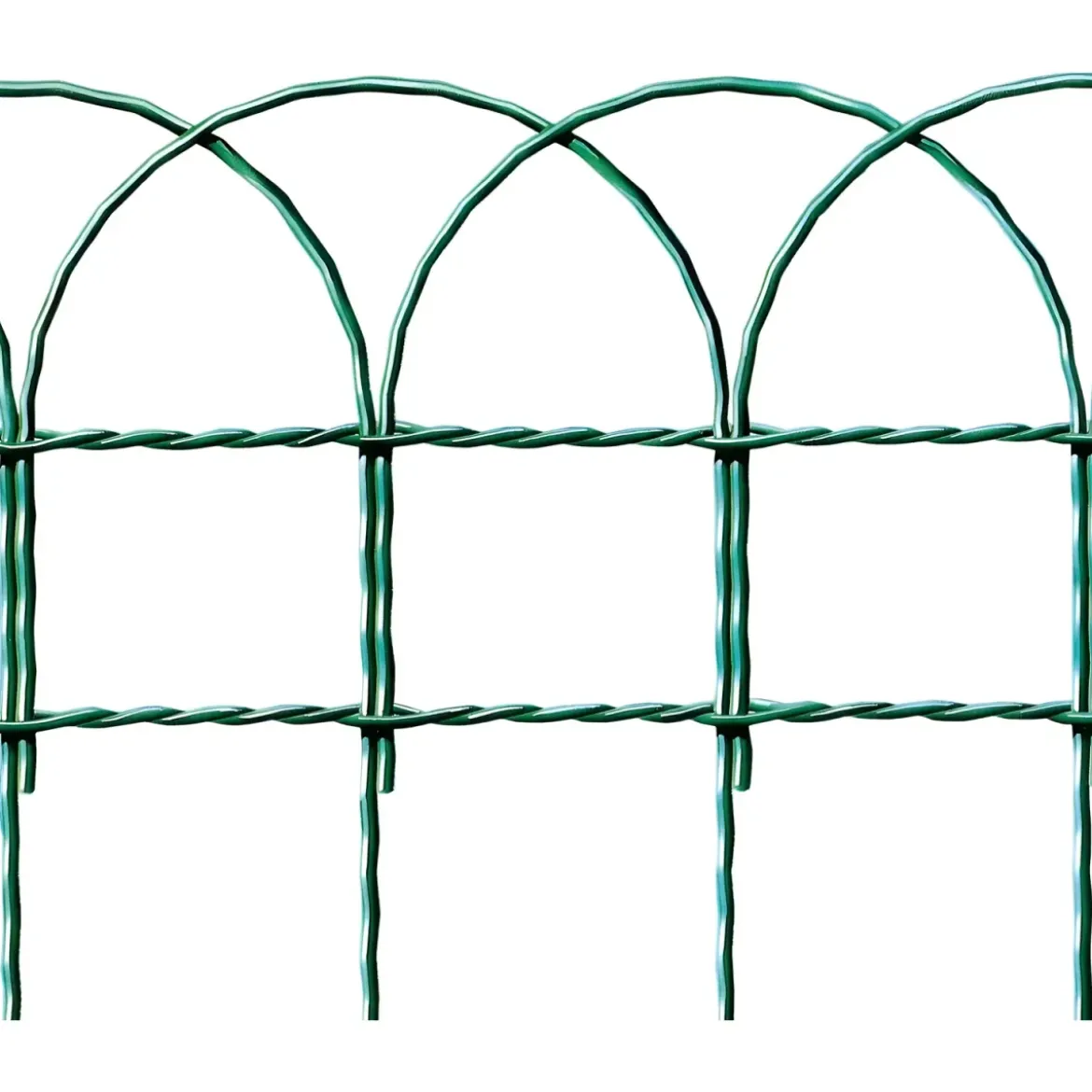 Rete Aiuola Ornamentale 40 cm Altezza Cavatorta Rotolo 25 Metri Zincata Verde