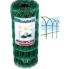 Rete Aiuola Ornamentale 65 cm Altezza Cavatorta Rotolo 25 Metri Zincata Verde