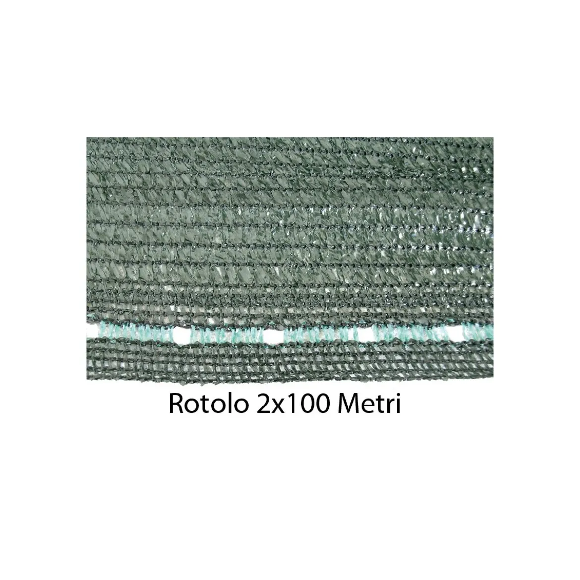 Rete Ombreggiante Rotolo 2x100 Metri Verde Oscurante Telo Copertura Privacy