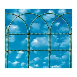 Rete Ornamentale 120 cm Altezza Rotolo 25 Metri Zincata Verde Aiuola Cavatorta