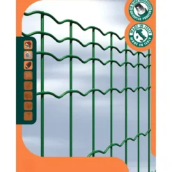 Rete per Recinzione 80 Altezza Rotolo 25 mt Zincata Plastificata Elettrosaldata