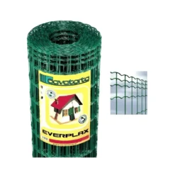 Rete per Recinzione 80 Altezza Rotolo 25 mt Zincata Plastificata Elettrosaldata