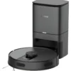 Robot Aspirapolvere Lavapavimenti Nero con Base 0,35L Mappatura Smart