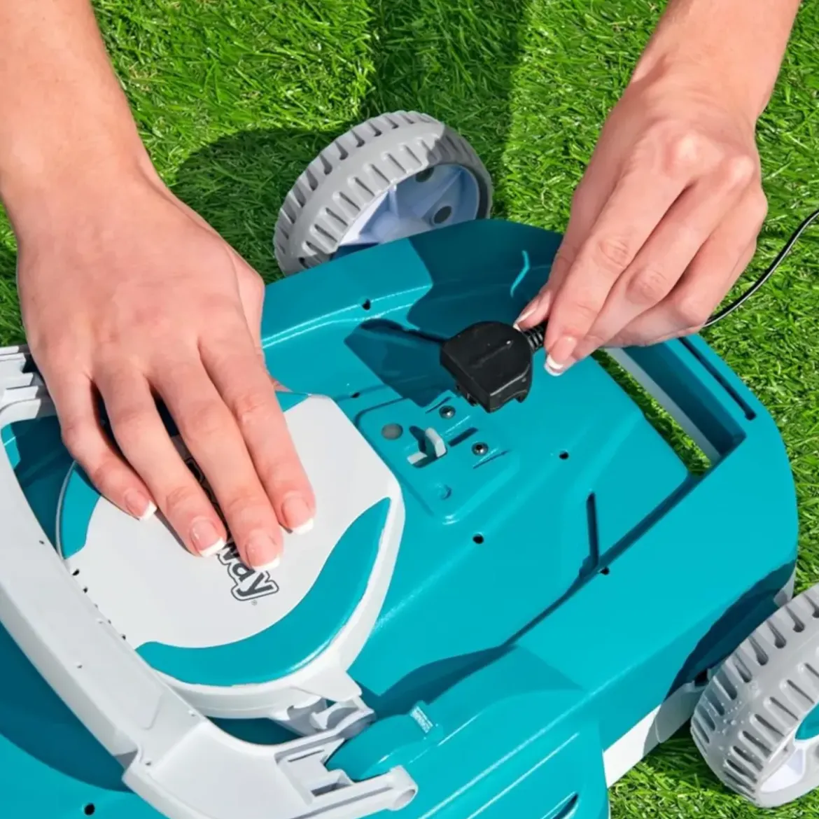 Robot Aspiratore Piscina Senza Filo Batteria Pulitore Fondo Piscina Automatico