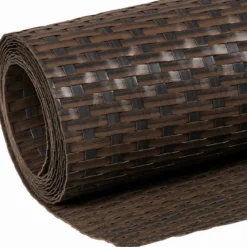 Rotolo Frangivista Rattan Artificiale Marrone 1x3m Copertura Privacy