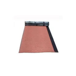 Rotolo Guaina Ardesiata Rossa 10 m2 4.5kg m2 Bituminosa Impermeabile Tetto Legno