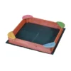 Sabbiera Legno Fantasy 100x100x17H cm Giochi Manualità Bambini Sabbia Giardino
