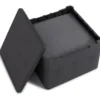Salottino da Esterno 4 Posti in Resina Effetto Rattan con Tavolino