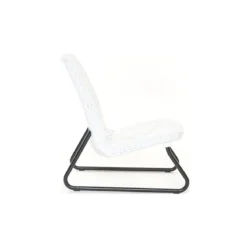 Salotto da Esterno 2 Posti in Resina Bianco Effetto Rattan con Tavolino