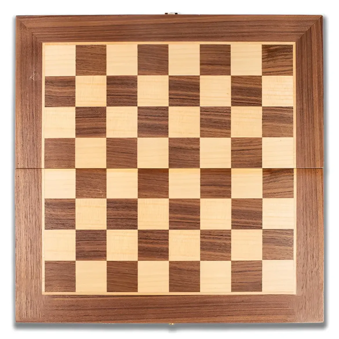 Scacchiera Pieghevole Deluxe in Legno Set Salvaspazio Richiudibile