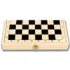 Scacchiera Pieghevole Giochi da Tavolo 3 in 1 in Legno Salvaspazio
