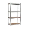 Scaffali 4 Ripiani 120x40 Metallo 600 kg Garage Scaffalatura Industriale Negozio