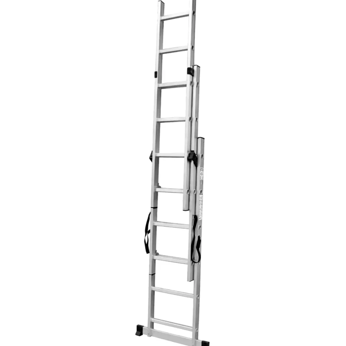 Scala a Sfilo 3 Rampe 6+6+6 Gradini in Alluminio Altezza 4m Max 150kg